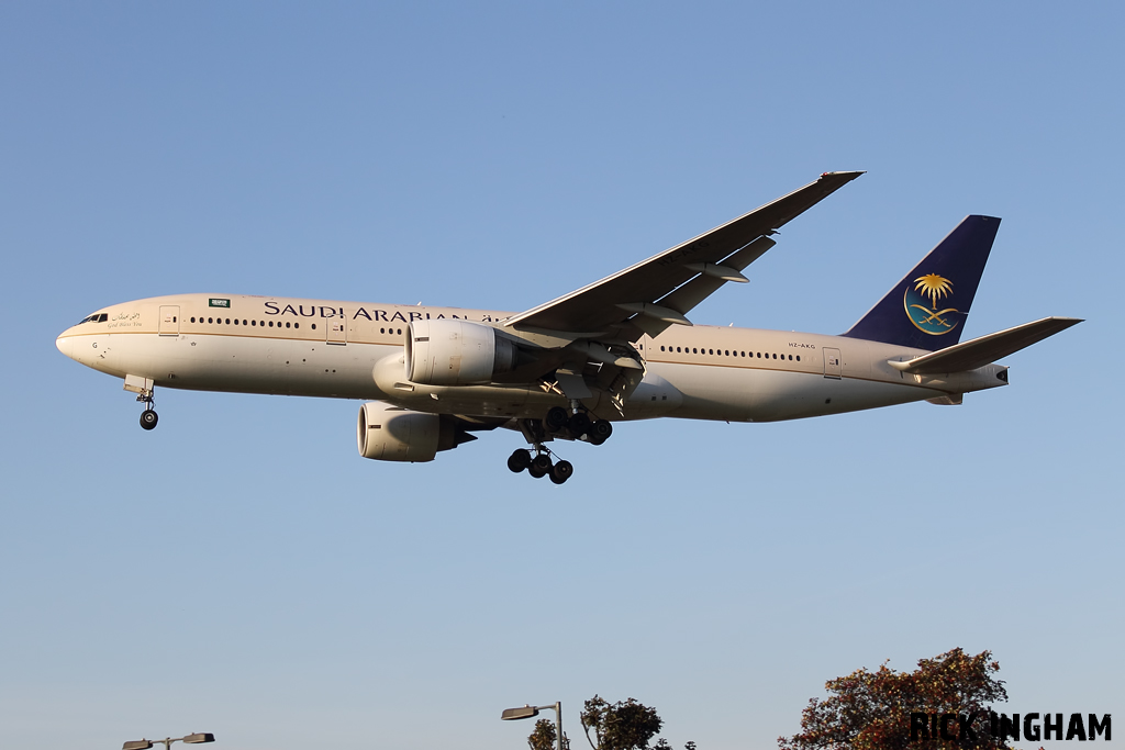 Boeing 777-268ER - HZ-AKG - Saudi Arabian Airlines