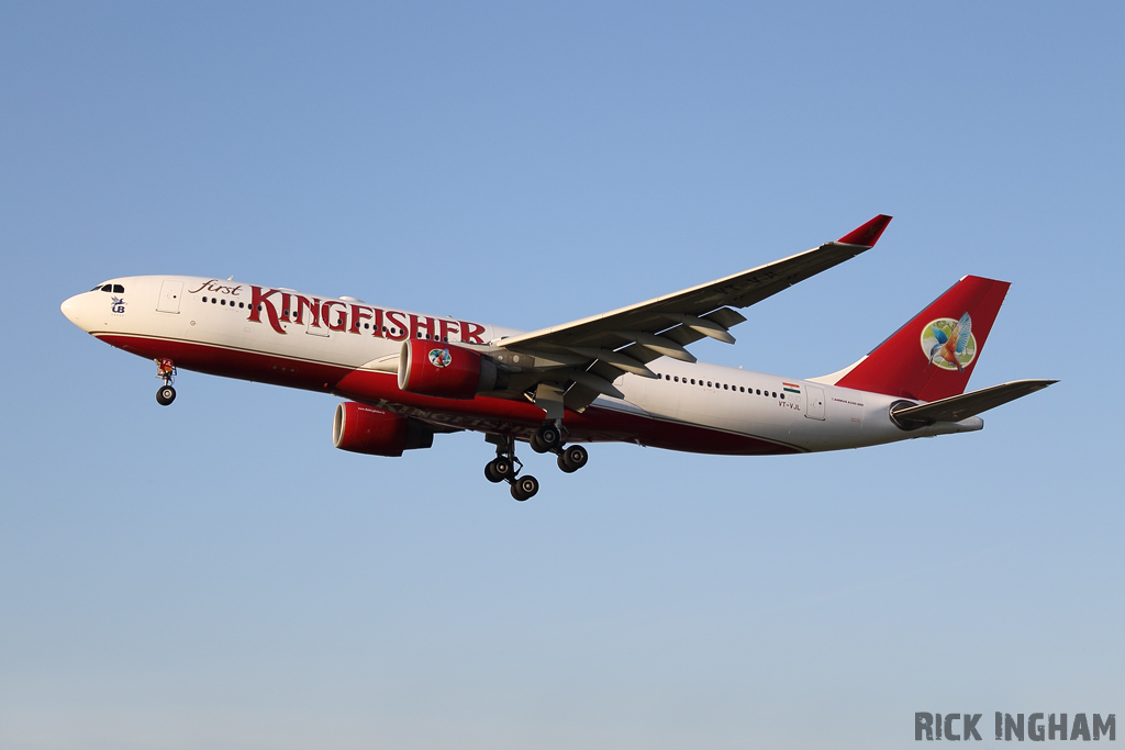 Airbus A330-223 - VT-VJL - Kingfisher Airlines