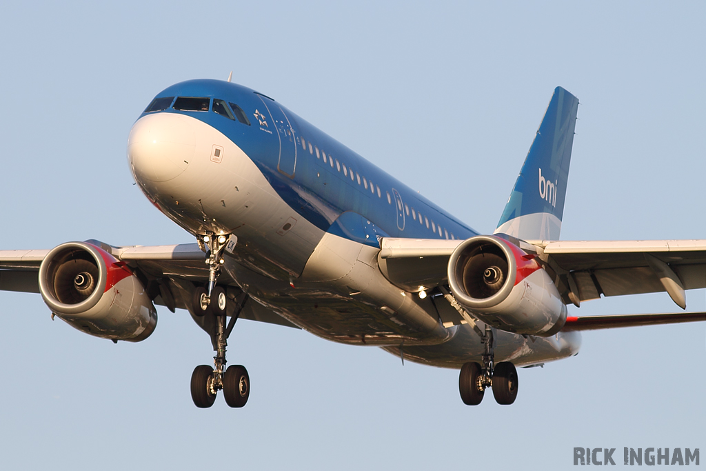 Airbus A319-131 - G-DBCK - BMI British Midland