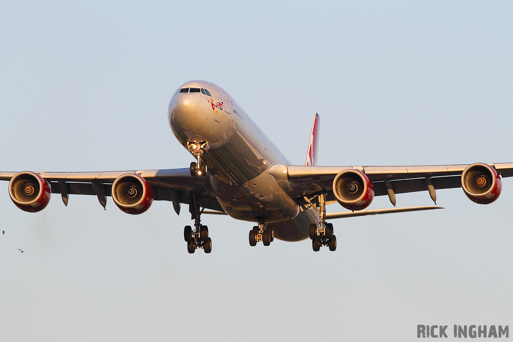 Airbus A340-642 - G-VOGE - Virgin Atlantic