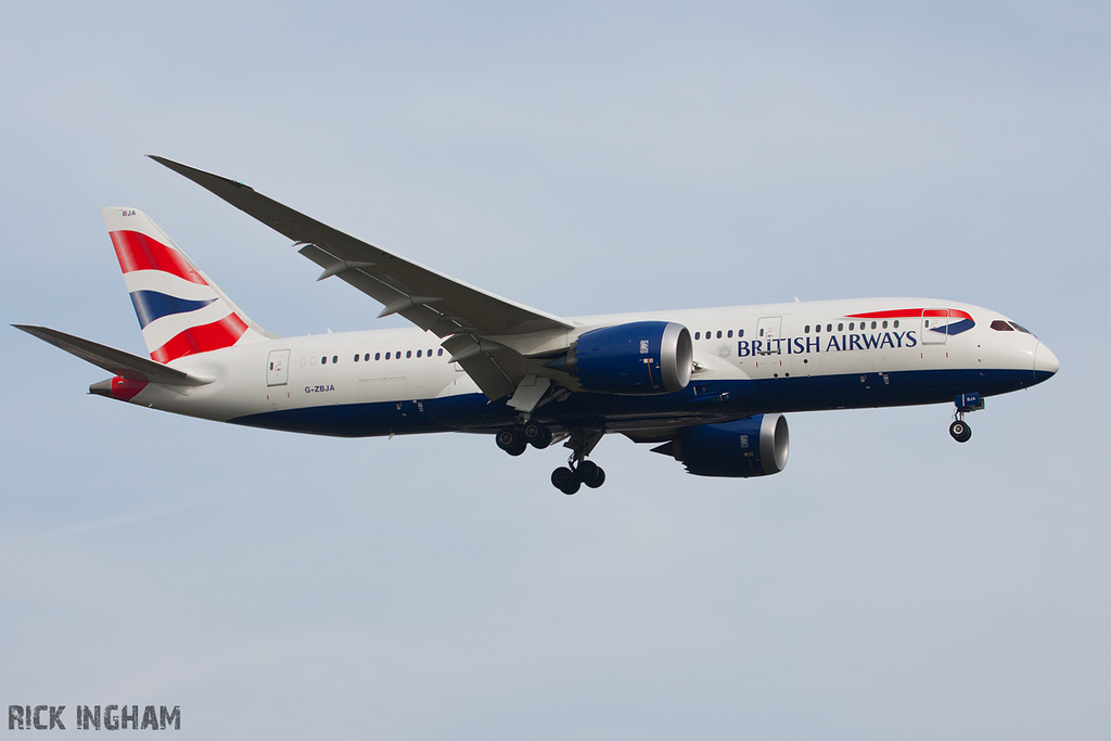 Boeing 787-8 Dreamliner - G-ZBJA - British Airways