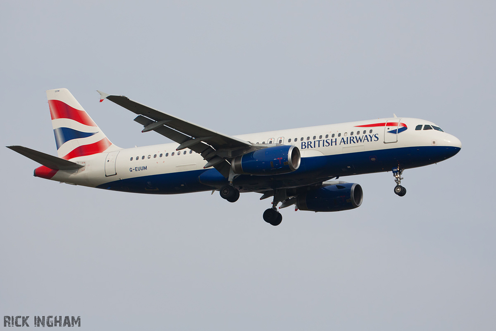 Airbus A320-232 - G-EUUM - British Airways