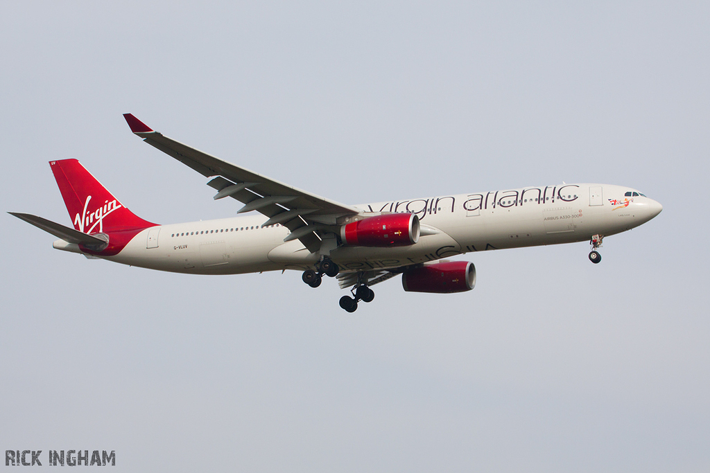 Airbus A330-343 - G-VLUV - Virgin Atlantic