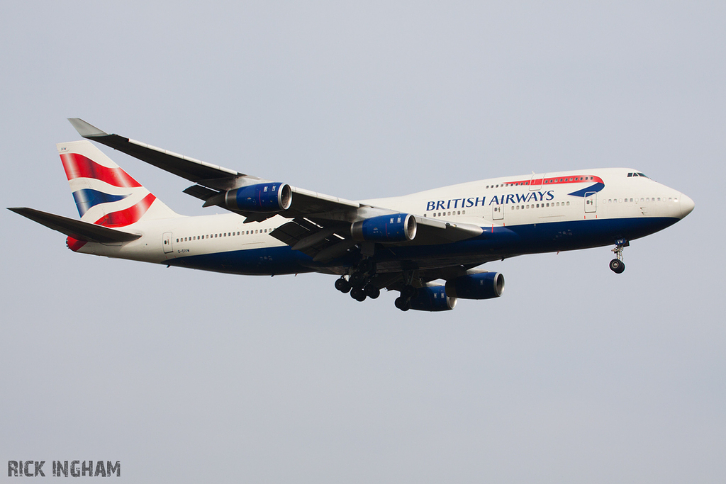 Boeing 747-436 - G-CIVW - British Airways