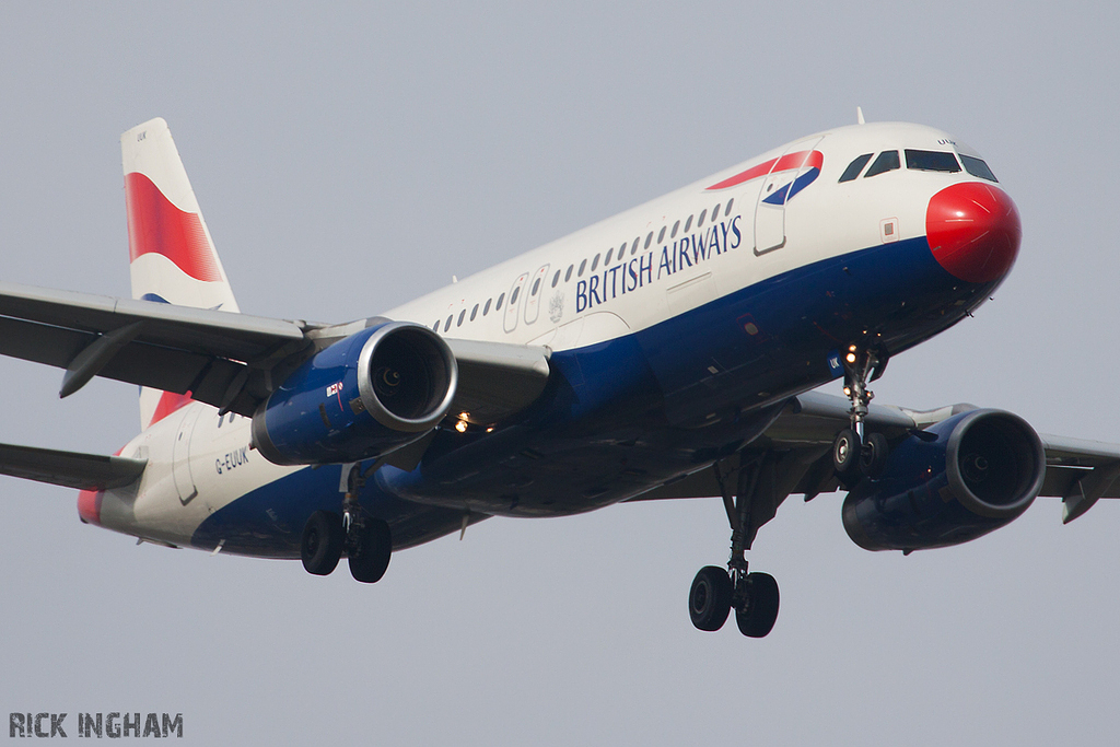 Airbus A320-232 - G-EUUK - British Airways