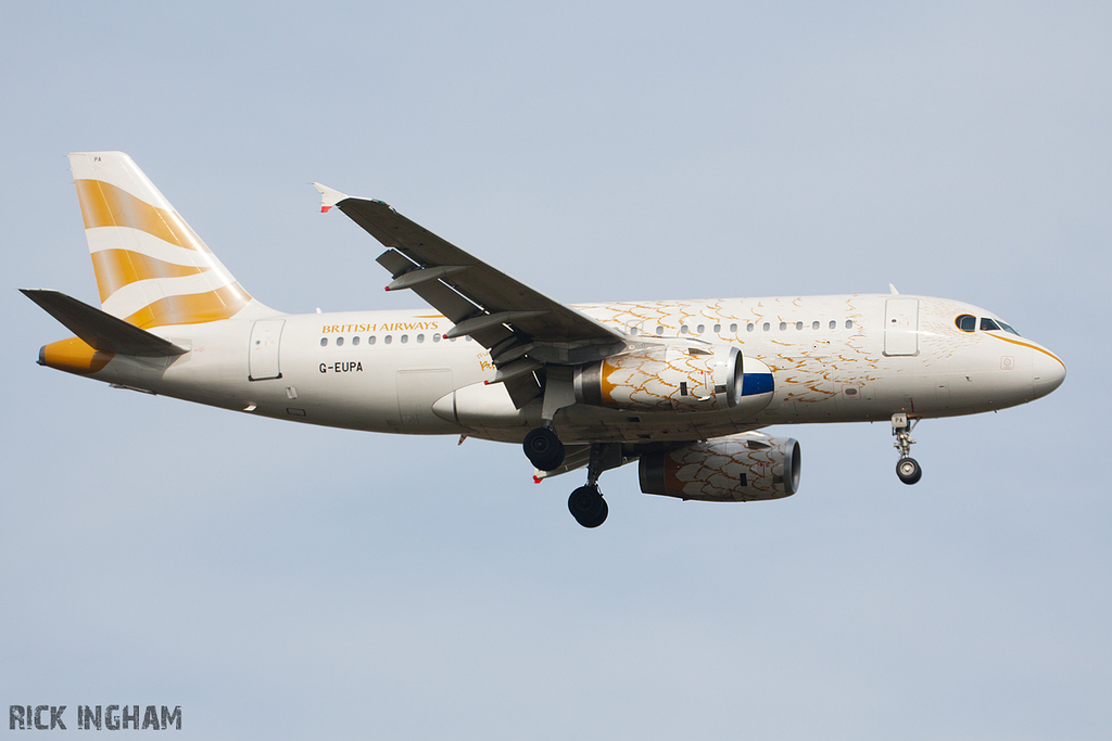 Airbus A319-131 - G-EUPA - British Airways