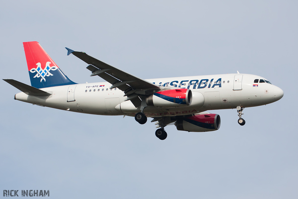Airbus A319-132 - YU-APE - Air Serbia