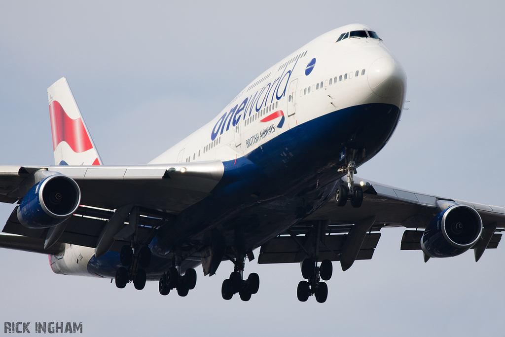 Boeing 747-436 - G-CIVL - OneWorld | British Airways