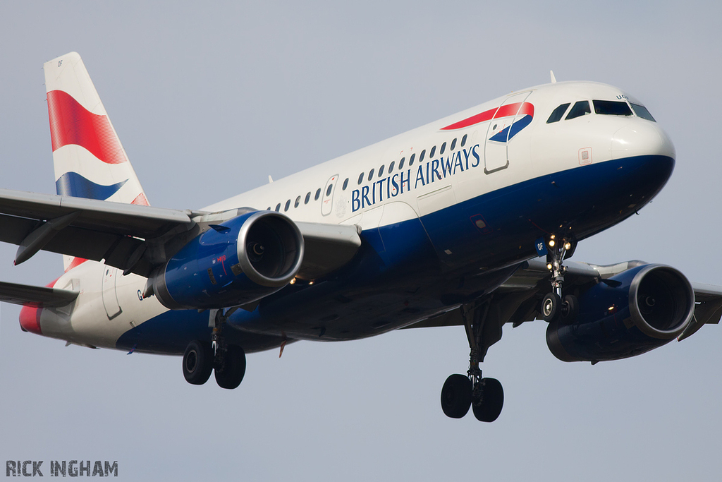 Airbus A319-131 - G-EUOF - British Airways