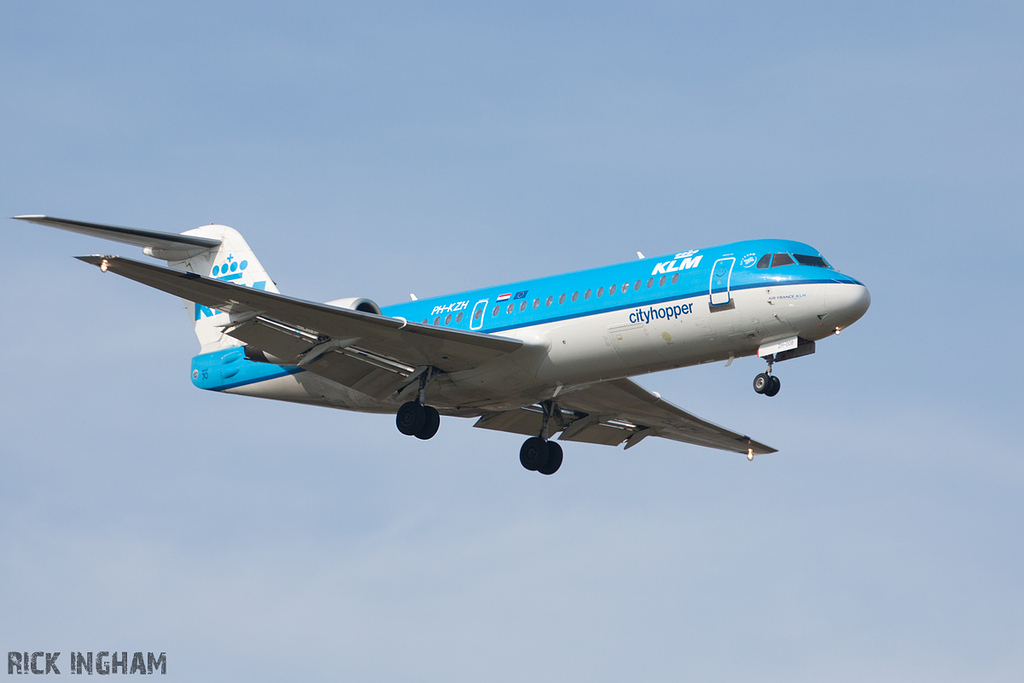 Fokker 70 - PH-KZH - KLM Cityhopper