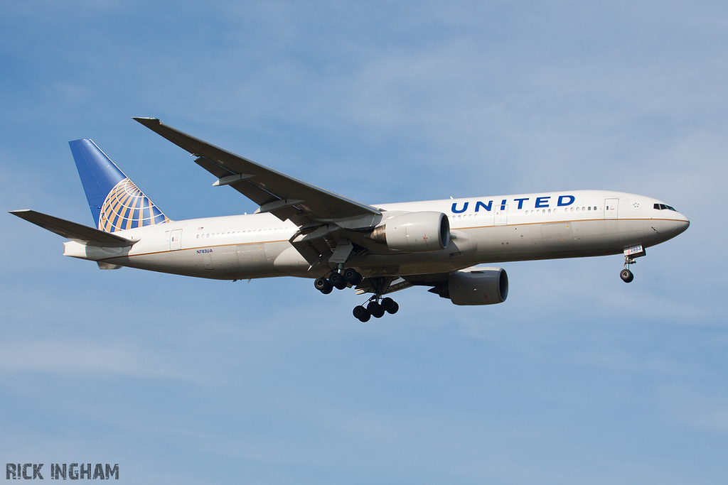 Boeing 777-222ER - N783UA - United Airlines