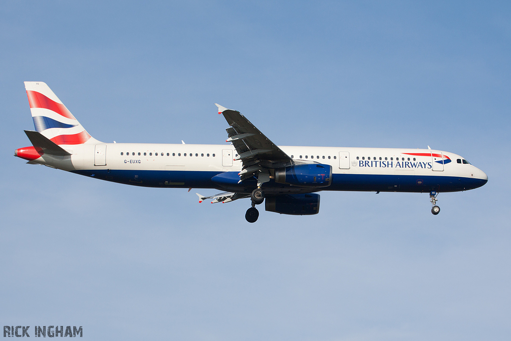 Airbus A321-231 - G-EUXG - British Airways