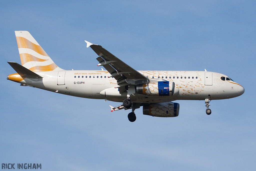 Airbus A319-131 - G-EUPH - British Airways