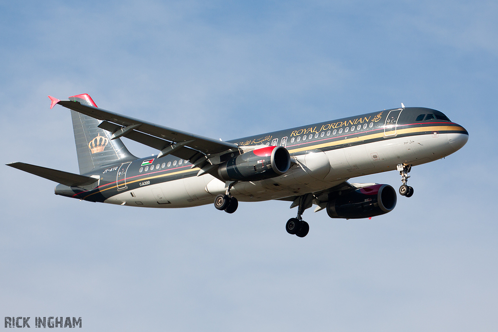 Airbus A320-232 - JY-AYQ - Royal Jordanian Airlines