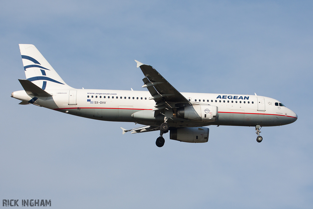 Airbus A320-232 - SX-DVV - Aegean Airlines