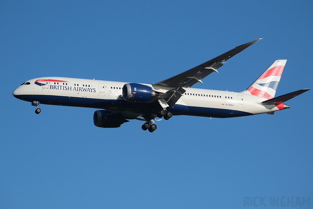 Boeing 787-9 Dreamliner - G-ZBKA - British Airways