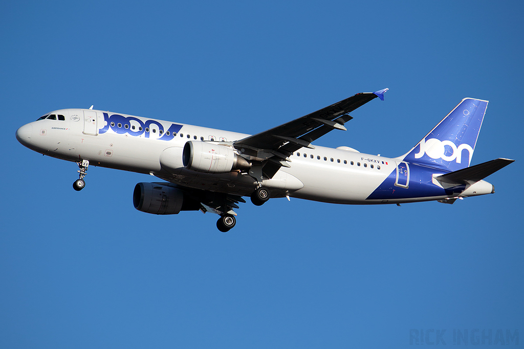 Airbus A320-214 - F-GKXV - Joon (Air France)