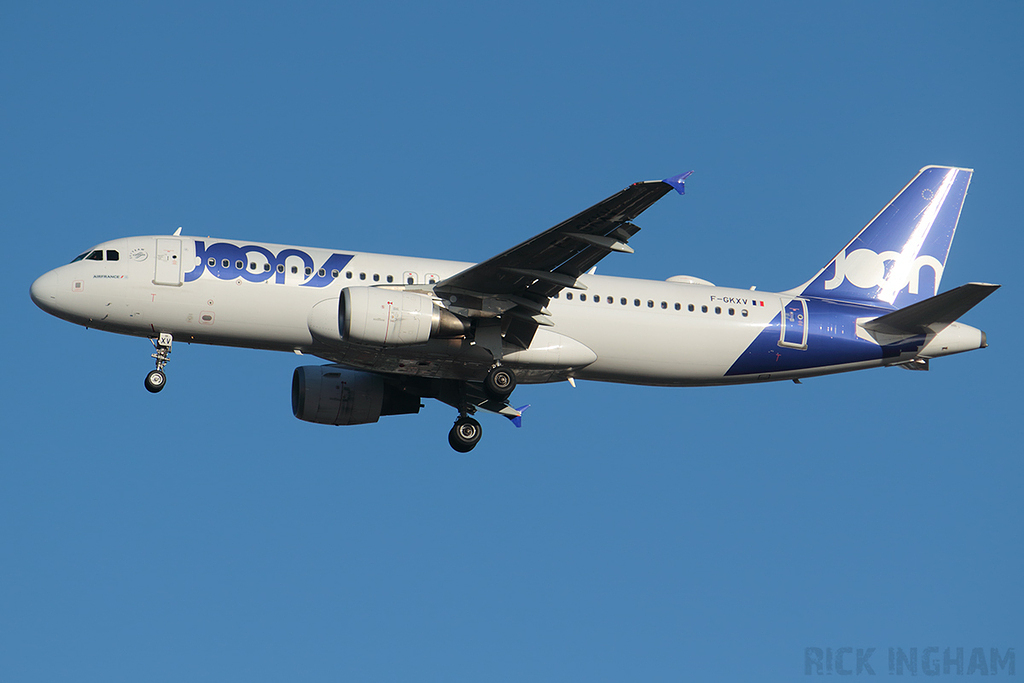 Airbus A320-214 - F-GKXV - Joon (Air France)