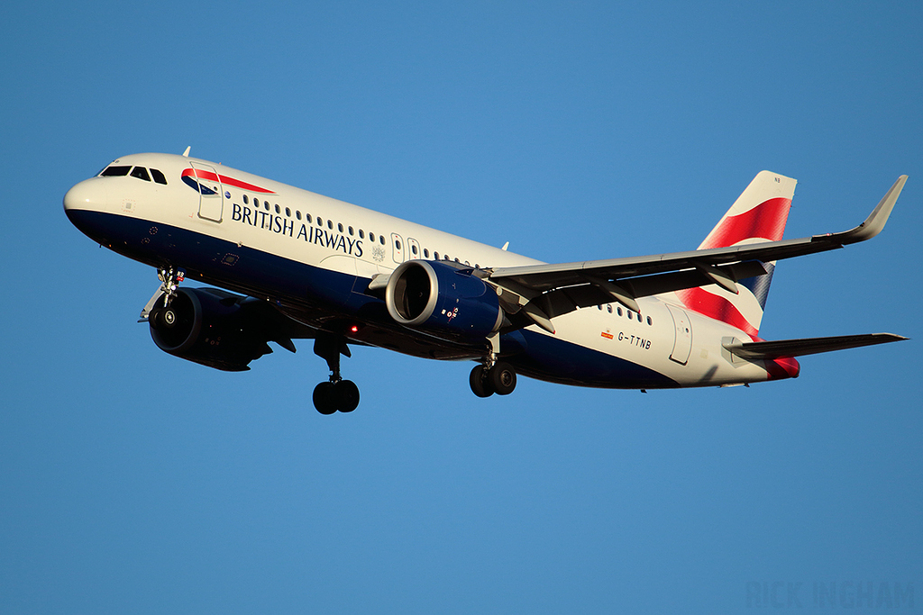 Airbus A320-251NSL NEO - G-TTNB - British Airways