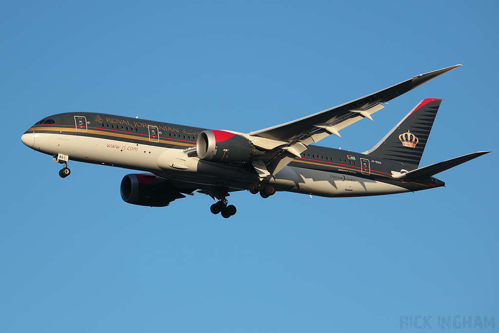 Boeing 787-8 Dreamliner - JY-BAG - Royal Jordanian Airlines