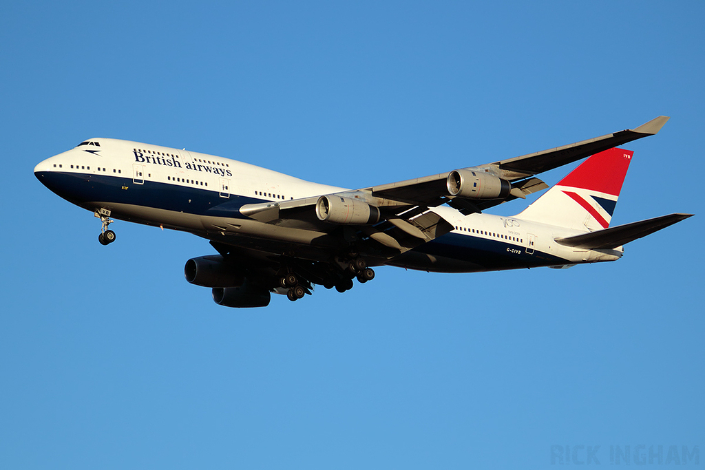 Boeing 747-436 - G-CIVB - British Airways