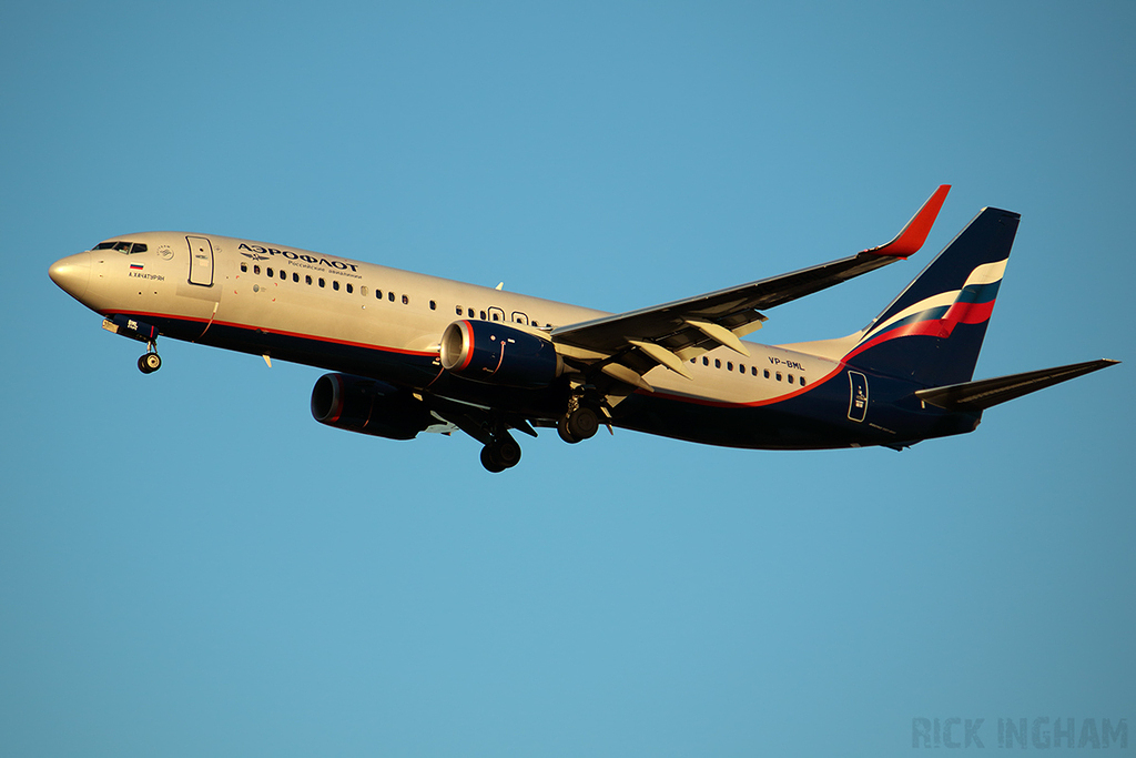 Boeing 737-8MCWL - VP-BML - Aeroflot