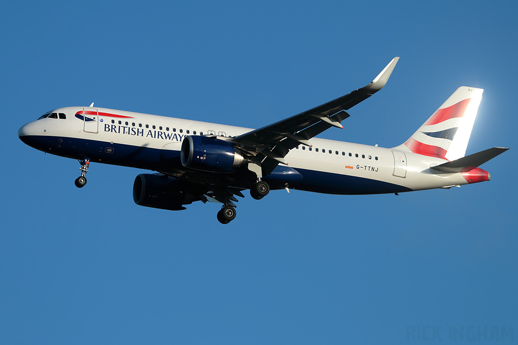 Airbus A320-251N NEO - G-TTNJ - British Airways