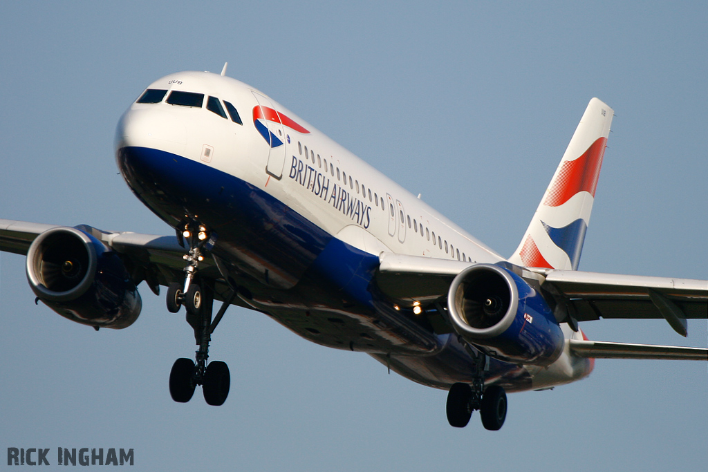 Airbus A320-232 - G-EUUB - British Airways