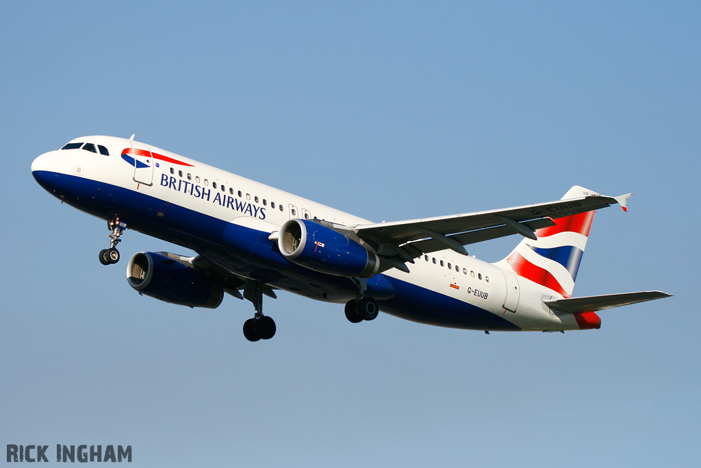 Airbus A320-232 - G-EUUB - British Airways