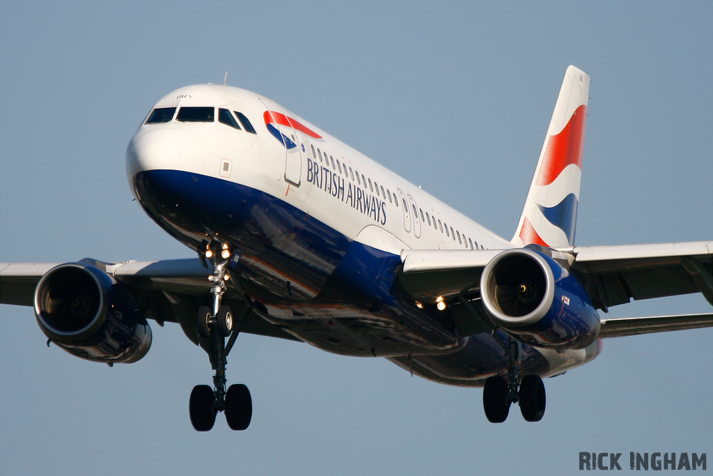 Airbus A320-232 - G-EUUG - British Airways