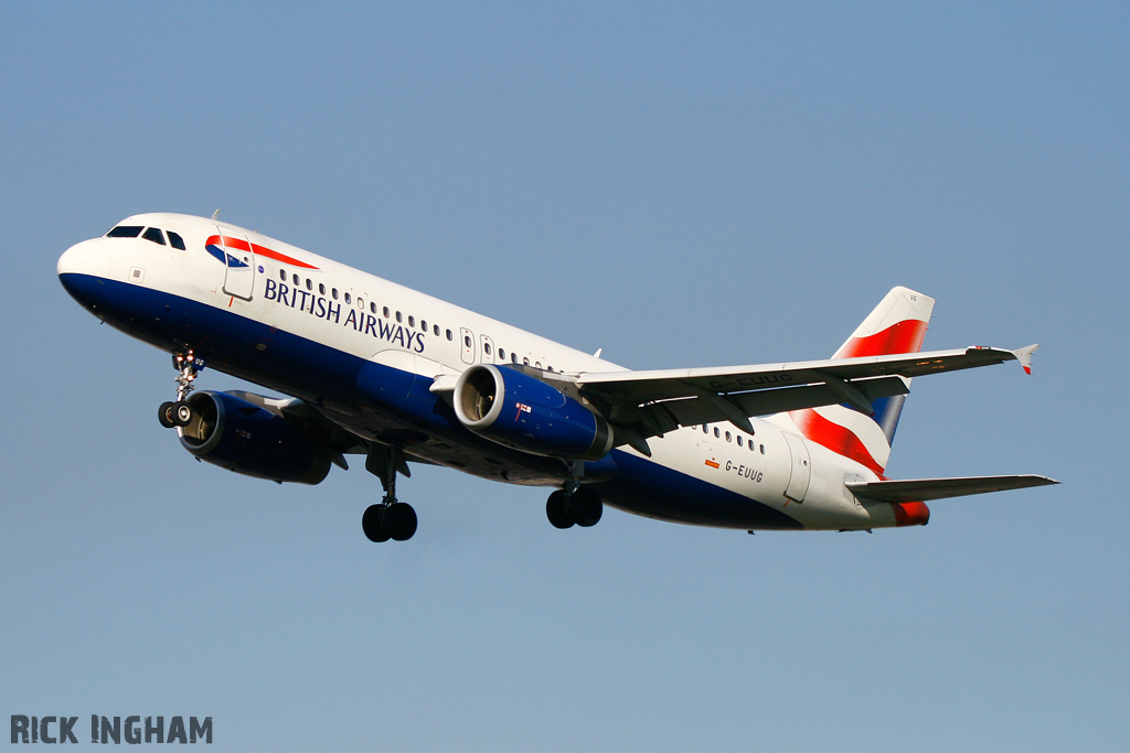 Airbus A320-232 - G-EUUG - British Airways