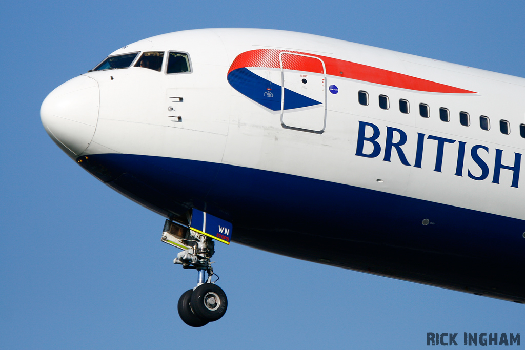 Boeing 767-336ER - G-BNWN - British Airways