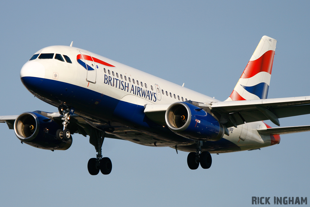 Airbus A319-131 - G-EUPE - British Airways