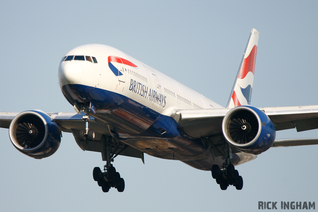 Boeing 777-236ER - G-VIIK - British Airways