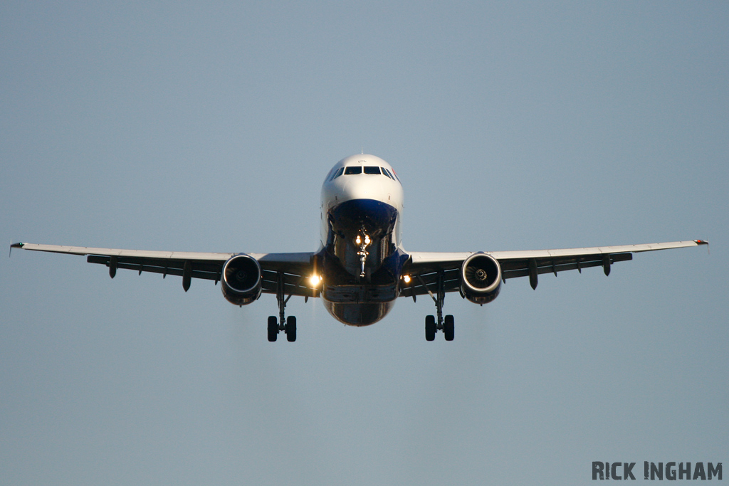 Airbus A320-232 - G-EUUK - British Airways