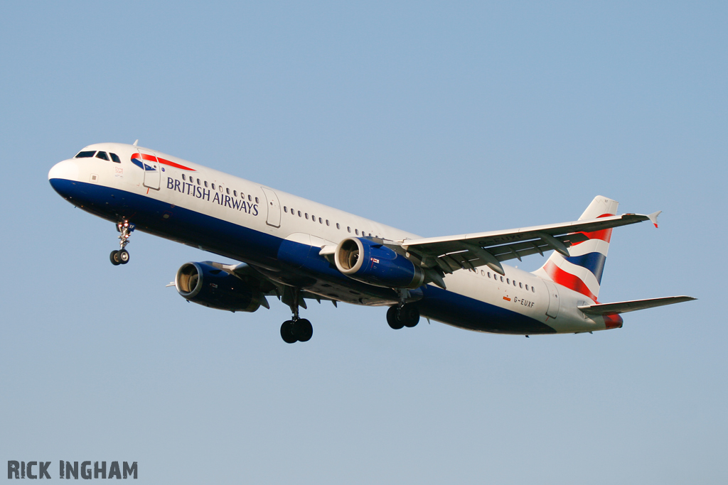 Airbus A321-231 - G-EUXF - British Airways