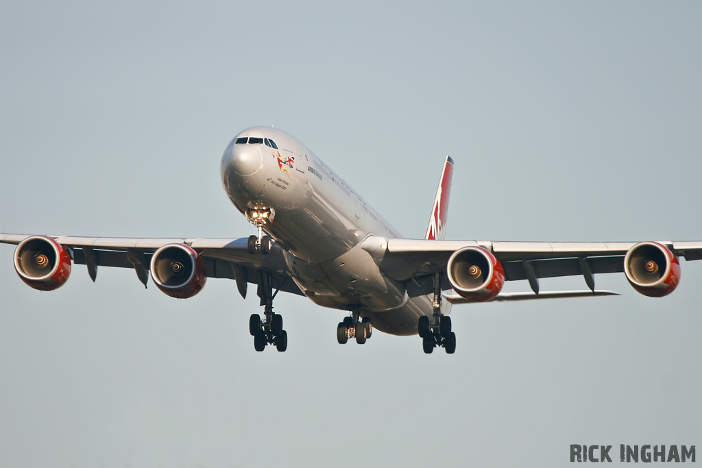 Airbus A340-642 - G-VGOA - Virgin Atlantic