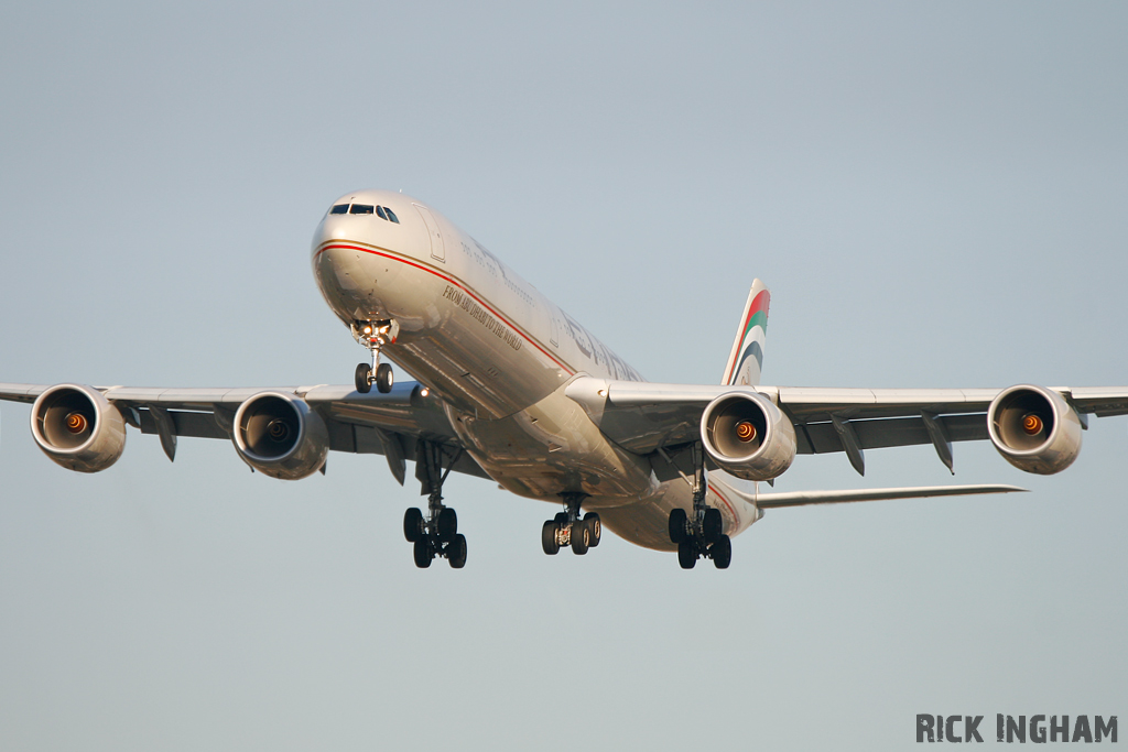 Airbus A340-642 - A6-EHF - Etihad Airways