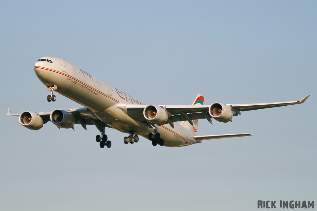 Airbus A340-642 - A6-EHF - Etihad Airways