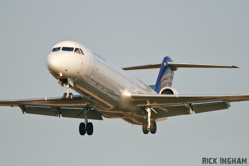 Fokker 100 - D-AFKE - Contact Air Inter-regional