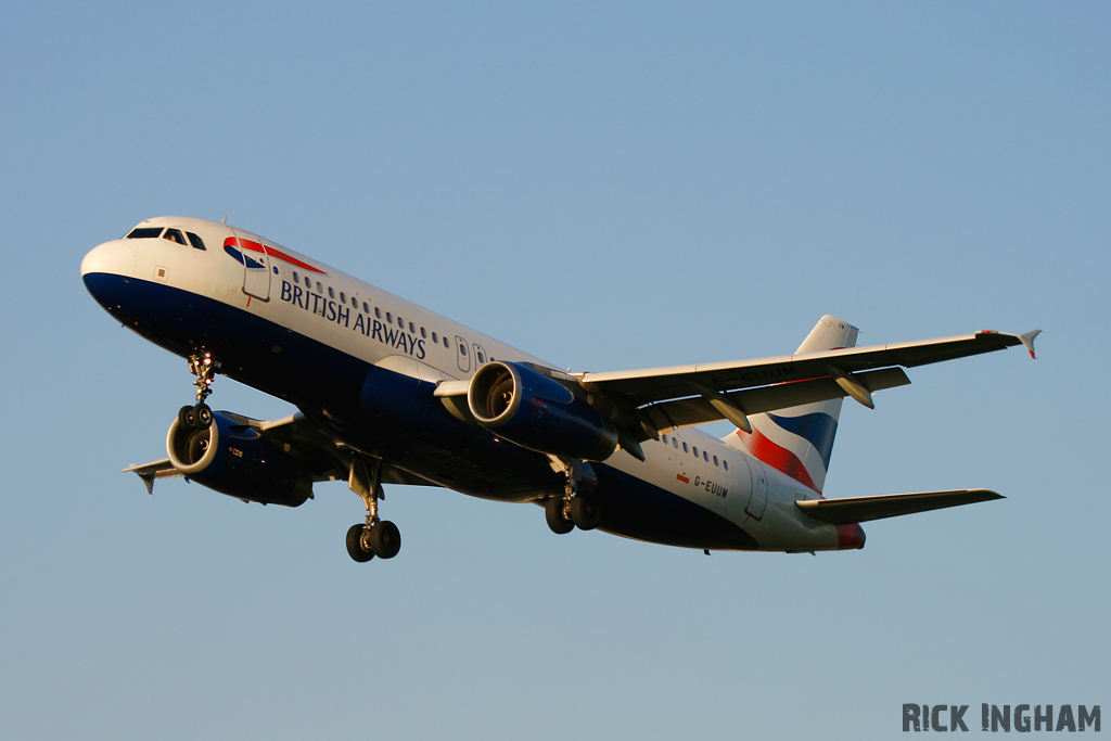 Airbus A320-232 - G-EUUM - British Airways