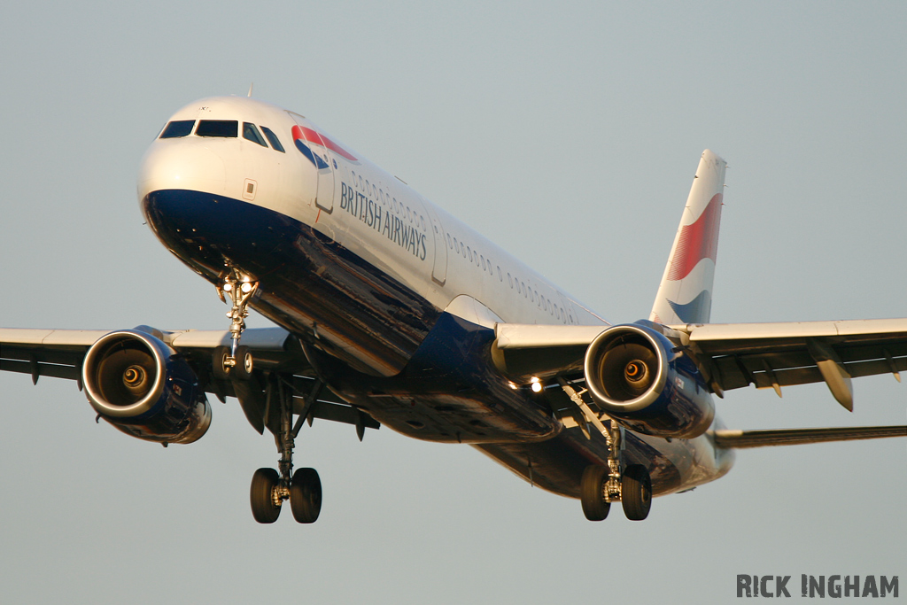 Airbus A321-231 - G-EUXH - British Airways