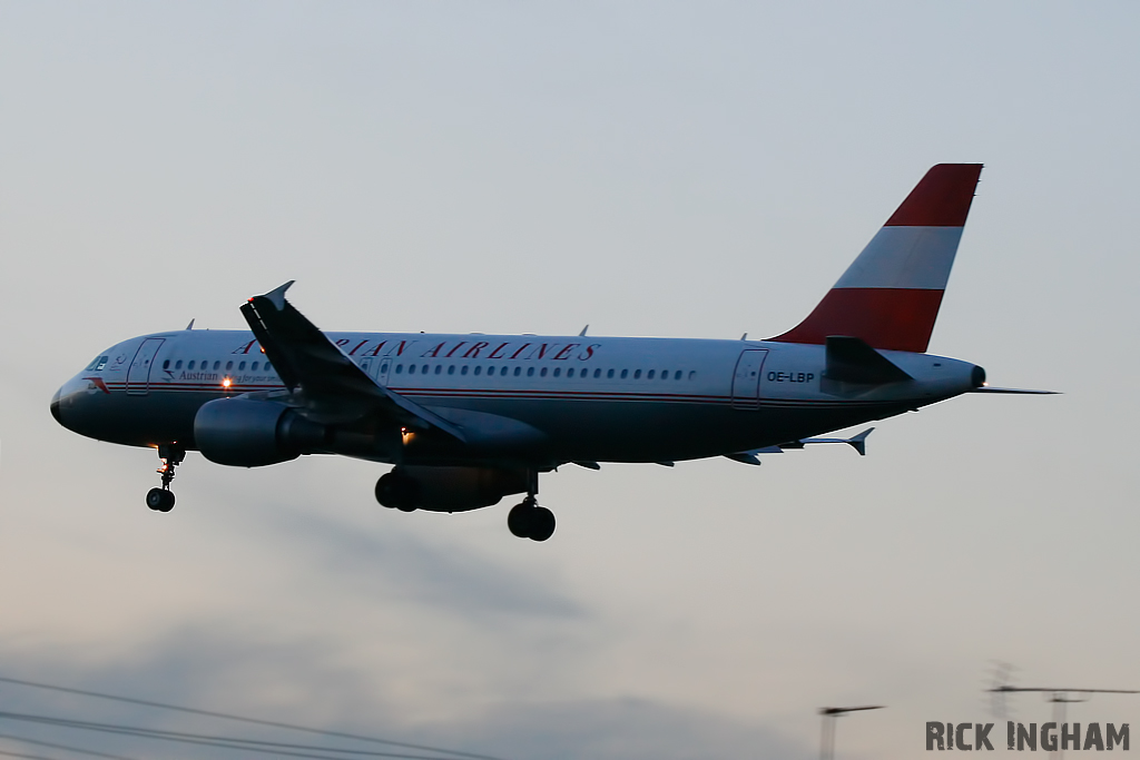Airbus A320-214 - OE-LBP - Austrian Airlines