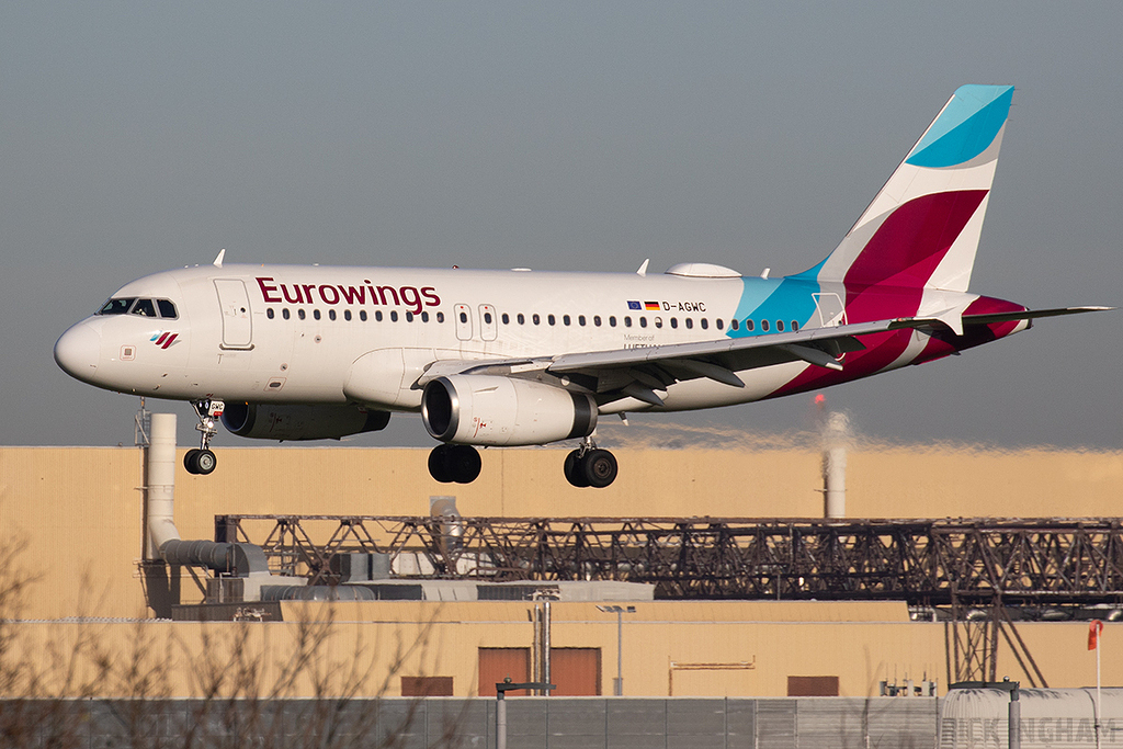 Airbus A319-132 - D-AGWC - Eurowings