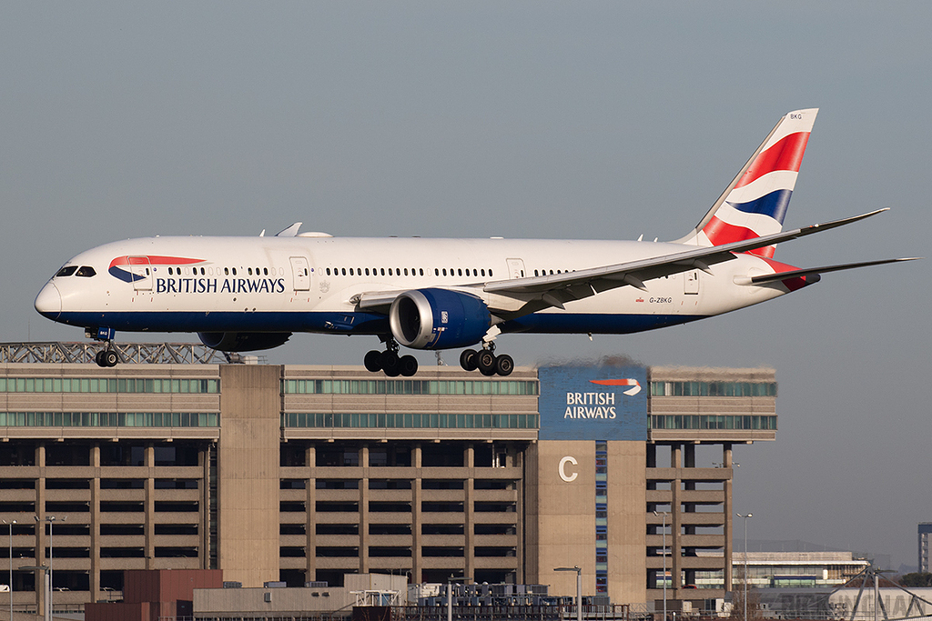 Boeing 787-9 Dreamliner - G-ZBKG - British Airways