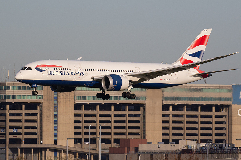 Boeing 787-8 Dreamliner - G-ZBJE - British Airways