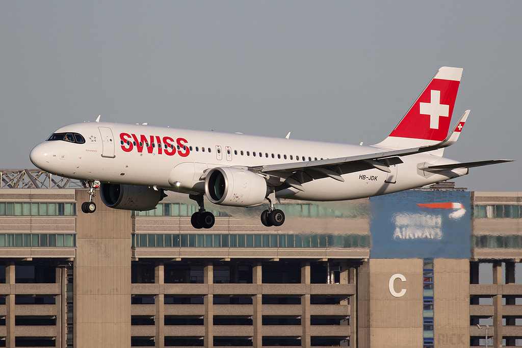 Airbus A320-271N - HB-JDK - Swiss Airlines