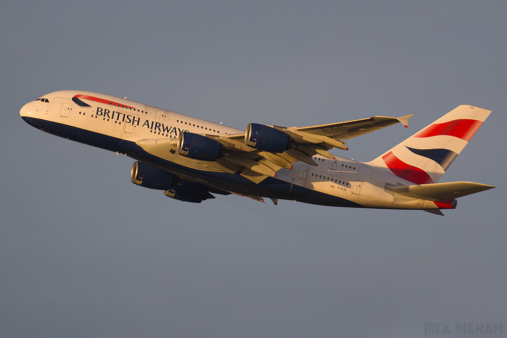 Airbus A380-841 - G-XLEL - British Airways
