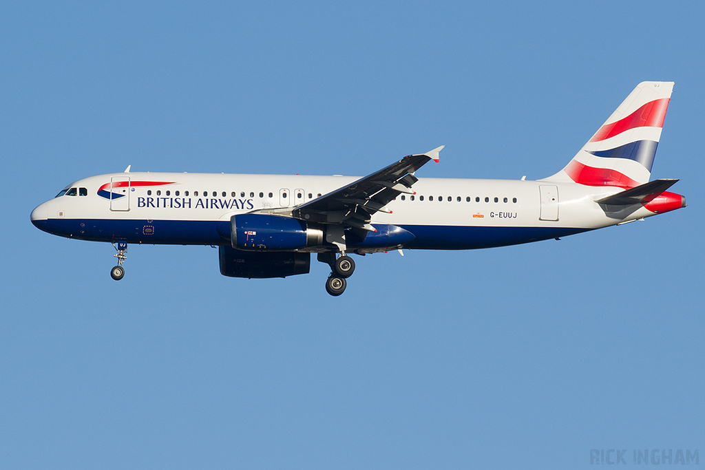 Airbus A320-232 - G-EUUJ - British Airways