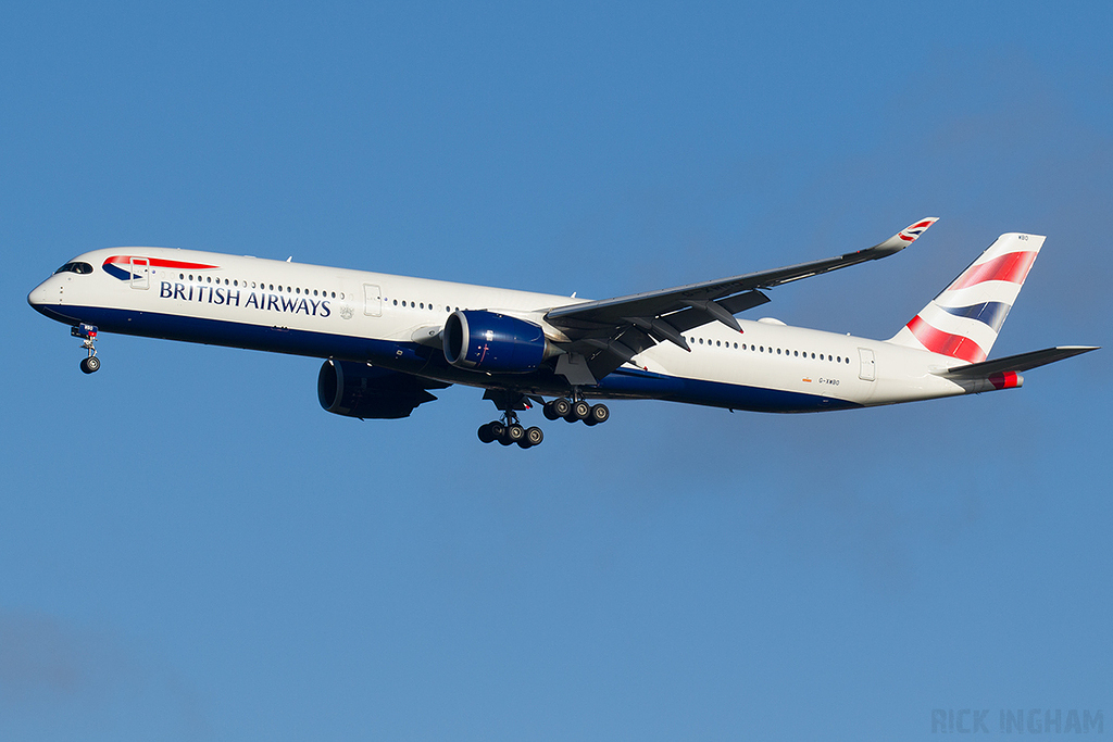 Airbus A350-1041 - G-XWBO - British Airways